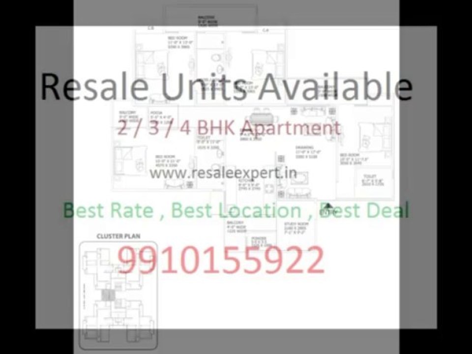 Gaur City 16 th Avenue Resale 9910155922 Flats