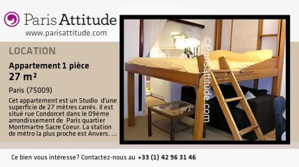Appartement Studio à louer - Poissonnière, Paris - Ref. 3940