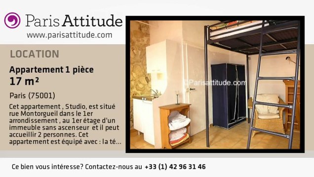 Appartement Studio à louer - Châtelet, Paris - Ref. 6285