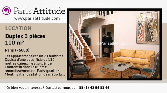 Duplex 2 Chambres à louer - Moulin Rouge/Pigalle, Paris - Ref. 799