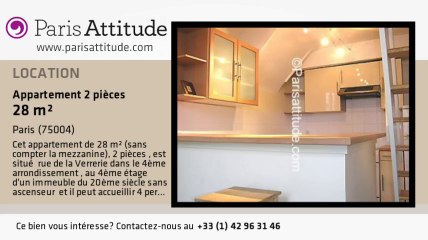 Appartement 1 Chambre à louer - Hôtel de Ville, Paris - Ref. 5232