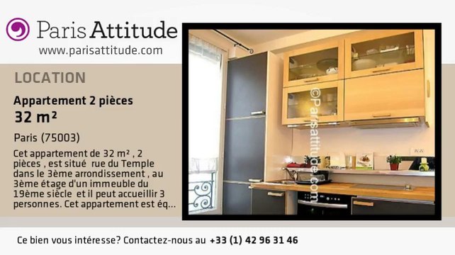 Appartement 1 Chambre à louer - Temple, Paris - Ref. 4405