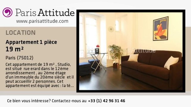 Appartement Studio à louer - Reuilly Diderot, Paris - Ref. 8105
