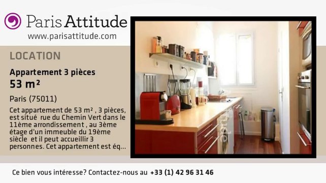 Appartement 2 Chambres à louer - Ménilmontant, Paris - Ref. 8185