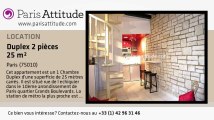 Duplex 1 Chambre à louer - Grands Boulevards/Bonne Nouvelle, Paris - Ref. 3813