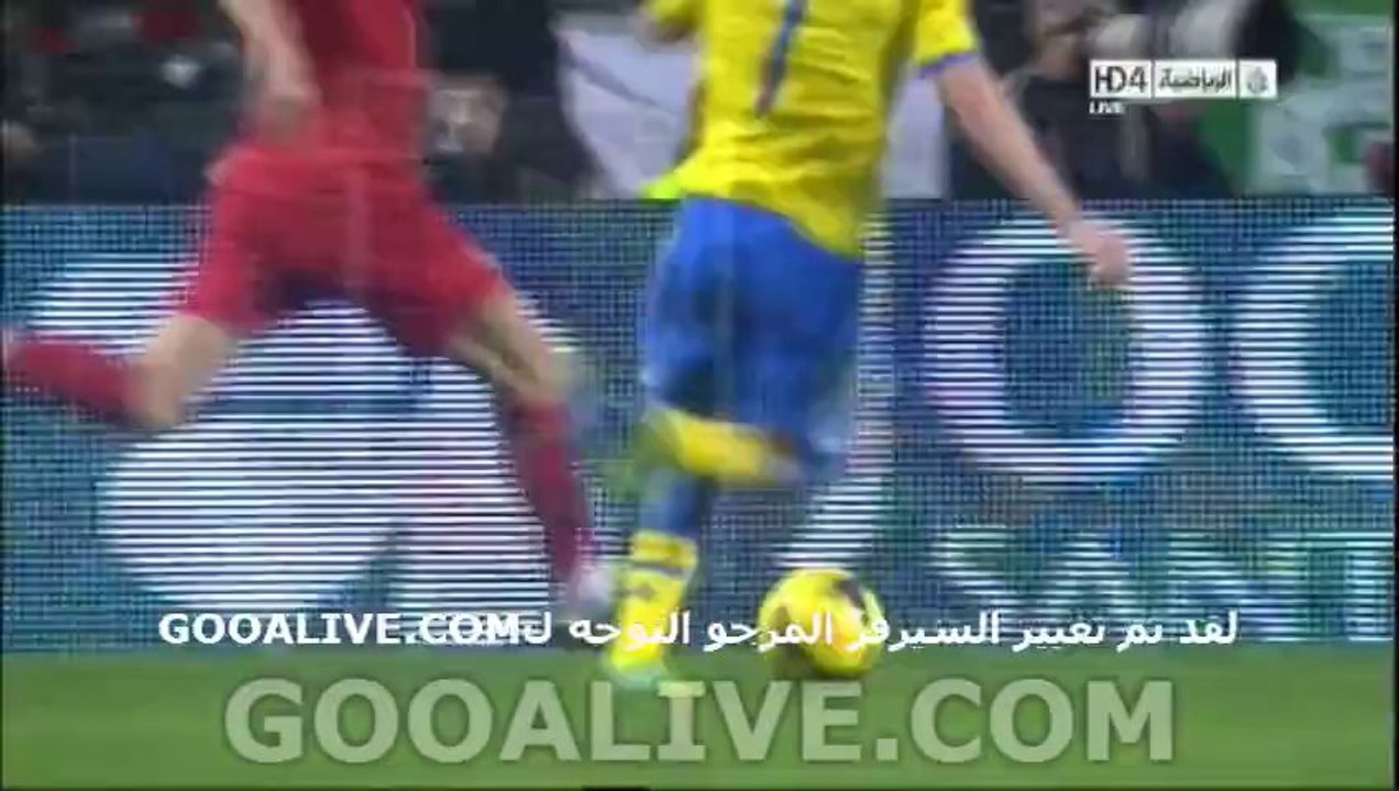 Cristiano Ronaldo Amazing Goal Portugal Vs Sweden 1-0 Gooalive.com ~ 15/11/2013