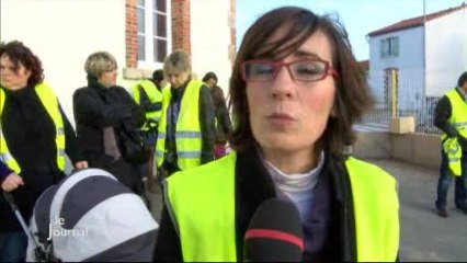 Grève contre les nouveaux rythmes scolaire (Le Poiré-sur-Vie)