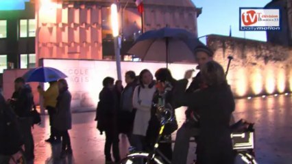 rencontre avec Karfa Sira Diallo  sur le Parvis des droits de l'omme Bordeaux 14 .11.2013