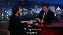 David Blaine fait un tour de carte chez Jimmy Kimmel