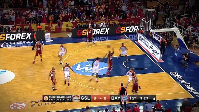 Dunk of the night: Pops Mensah-Bonsu, Galatasaray Liv Hosptial Istanbul