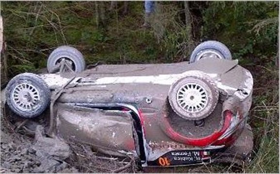 Rallye WRC - Le crash spectaculaire de Kubica