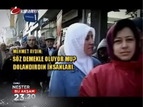 NEŞTER (Dolandırıcılar) 15 Mayıs Çarşamba akşamı saat 23.20'de Kanaltürk'te...