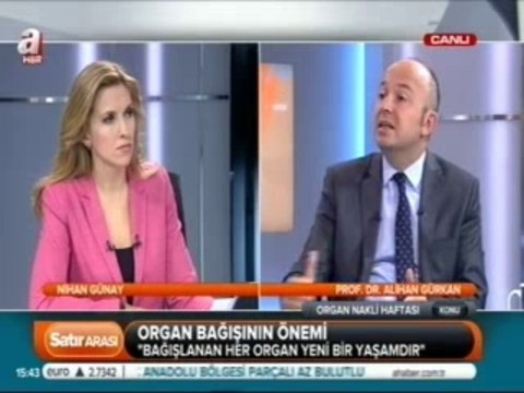 Prof. Dr. Alihan Gürkan ile organ nakli ve bağışı hakkında konuşuluyor part 2