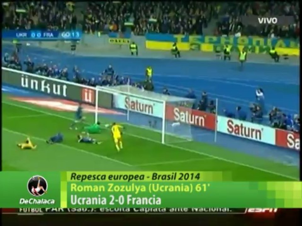 DeChalaca TV: Respesca europea - Brasil 2014 - Show de goles (ida)