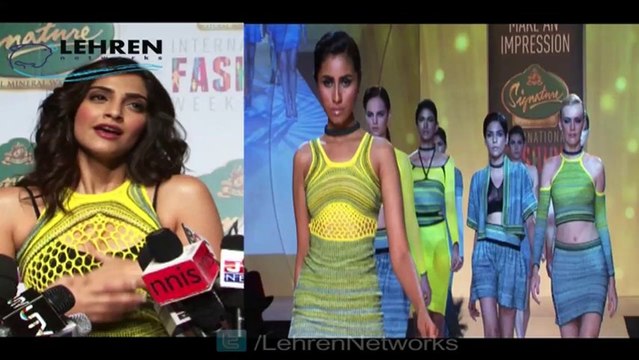 Sonam Kapoors Ramp Walk At SIFW