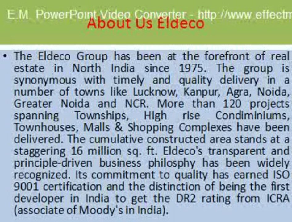 Best Property - Eldeco Mystic Greens Omicron, Eldeco Projects Greater Noida