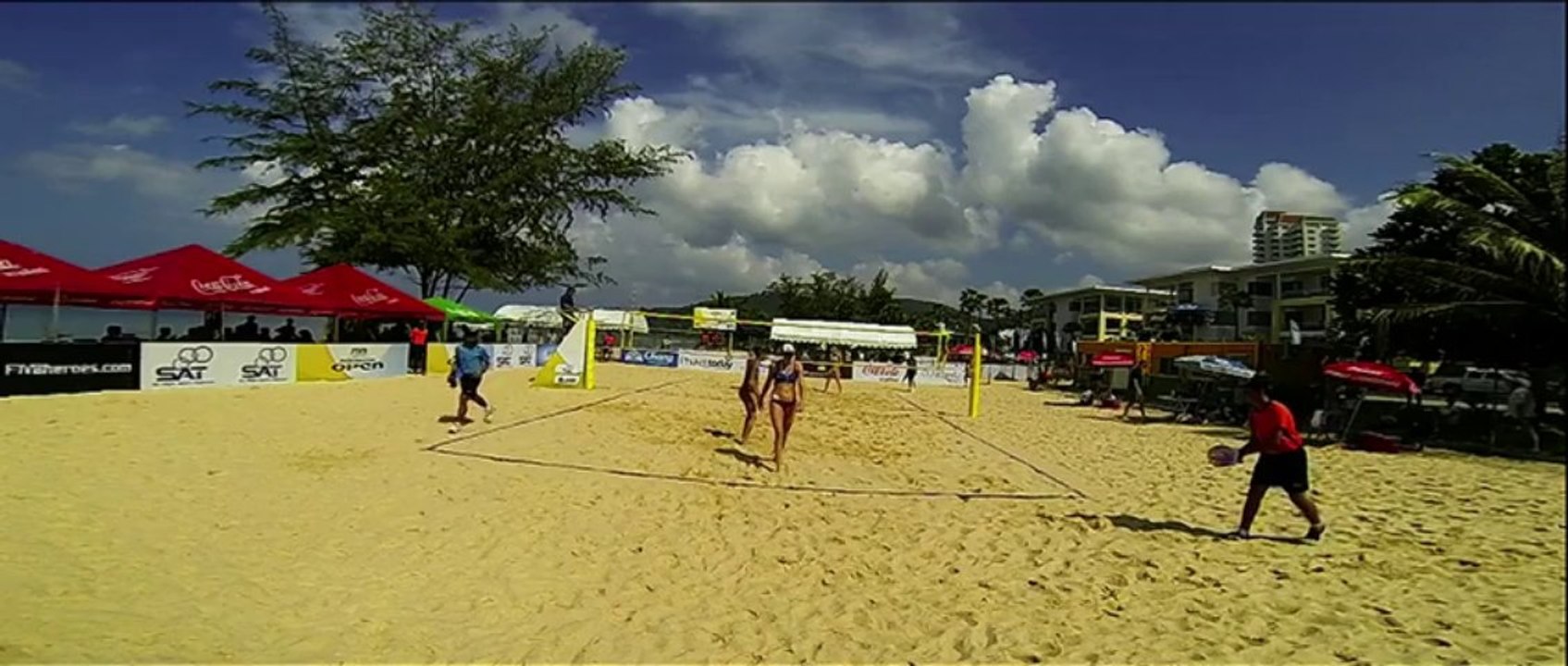 USA vs USA film 1 Day-Ross vs Carico Hugues 2:1 22-24 1er set