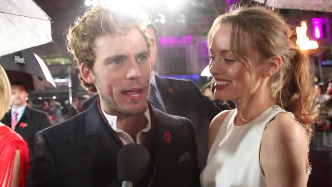 Sam Claflin Hunger Games Catching Fire Premiere