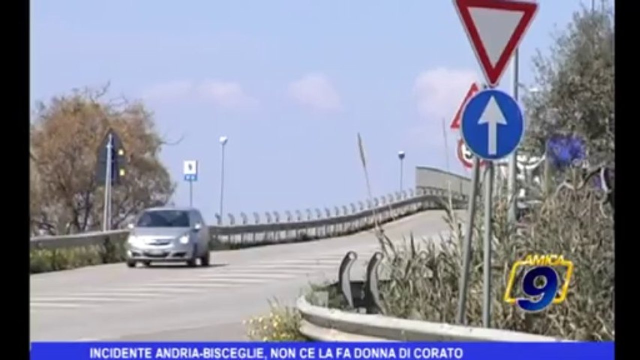 Incidente Andria-Bisceglie, non ce la fa donna Corato