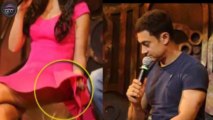 Katrina Kaif's WARDROBE MALFUNCTION at Dhoom 3 Song Launch