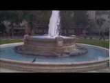Aversa (CE) - La fontana di Piazza V. Emanuele zampilla (15.11.13)