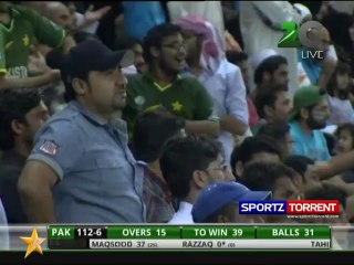 Abdul Razzaq priceless reaction to first ball dismissal