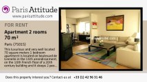 1 Bedroom Apartment for rent - Bir Hakeim, Paris - Ref. 1328