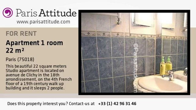 Studio Apartment for rent - Montmartre, Paris - Ref. 5052