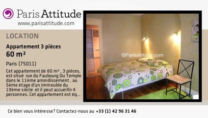 Appartement 2 Chambres à louer - Belleville, Paris - Ref. 4882