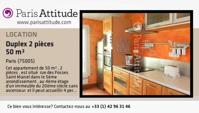 Duplex 1 Chambre à louer - Jardin des Plantes, Paris - Ref. 8344