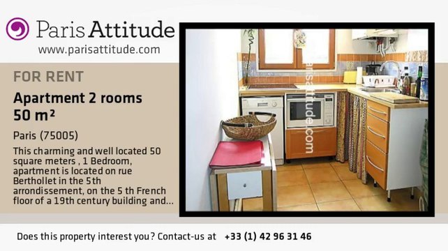 1 Bedroom Apartment for rent - Port Royal, Paris - Ref. 2895