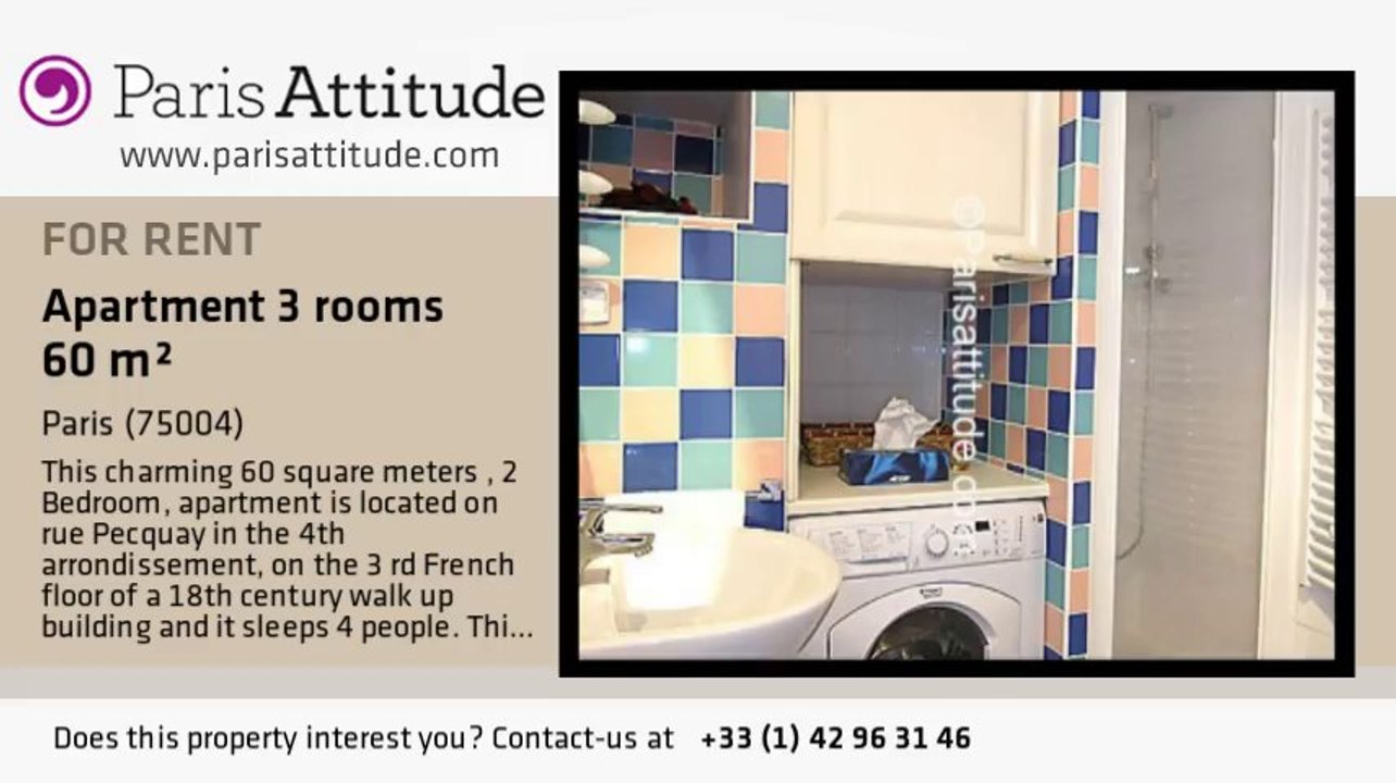 2 Bedroom Apartment for rent - Centre George Pompidou, Paris - Ref. 6430