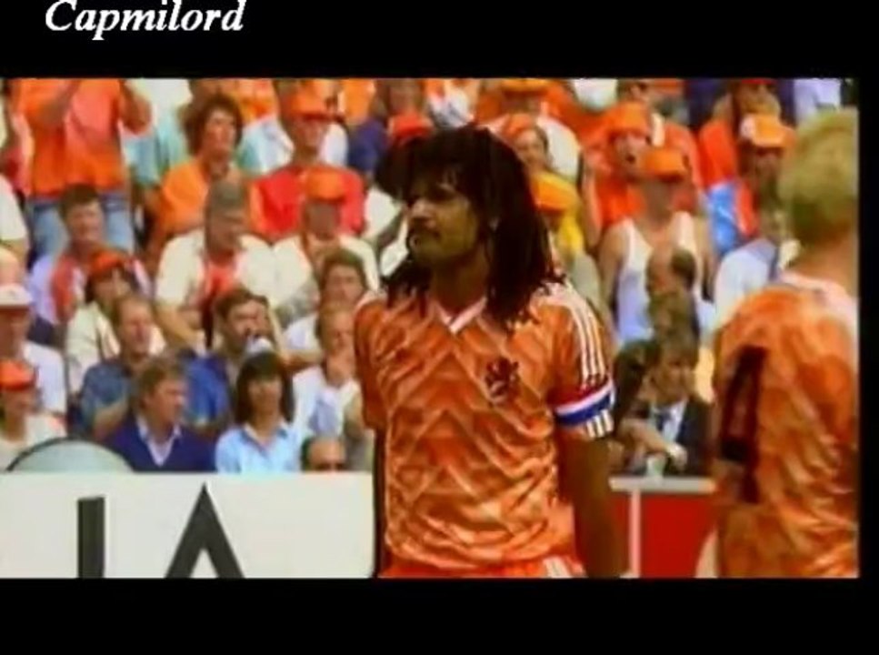 Olanda-Urss 2-0 GULLIT, VAN BASTEN "Finale Europeo di Calcio 88" 25-06-1988