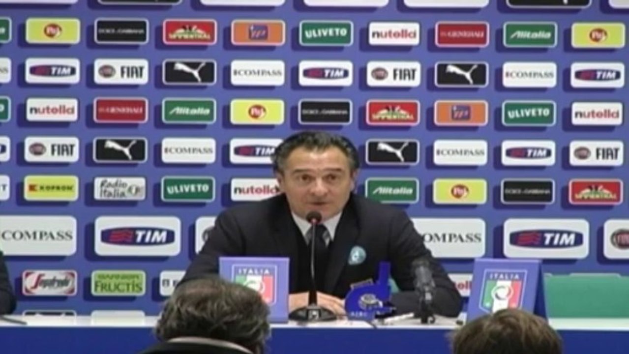 Amical - Prandelli : ''Satisfait du niveau physique de mes joueurs''