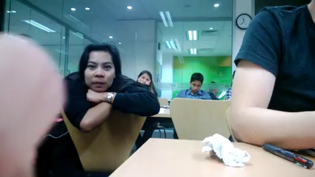 classroom view during speaking exercice