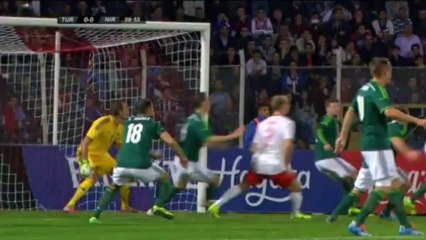 La Turchia batte di misura l'Irland del Nord