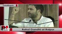 Rahul Gandhi at Raipur (Chhattisgarh) addresses election rally