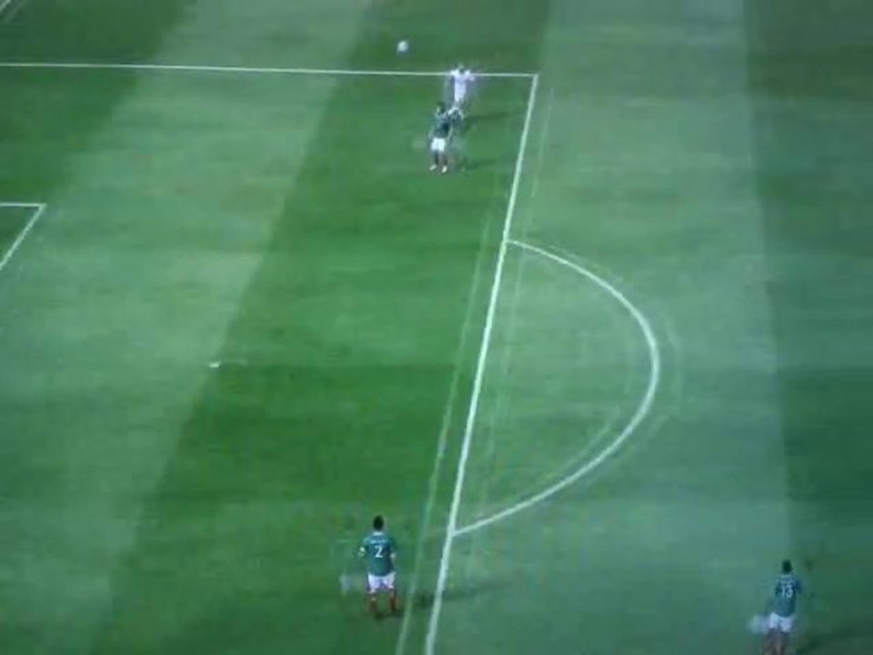 CDM 1/4 de finale : Mexique - Angleterre (but rooney)