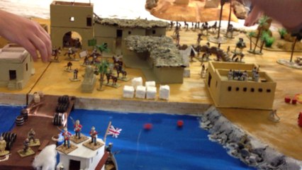 Démonstration de jeu de figurines