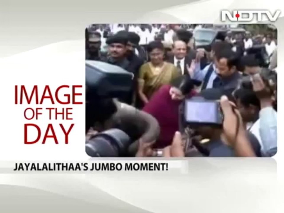 When Jayalalithaa got a 'jumbo' push