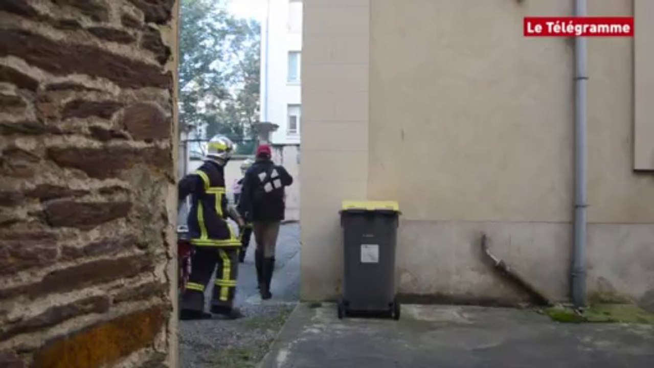 Rennes. Le feu prend dans une étude de notaires