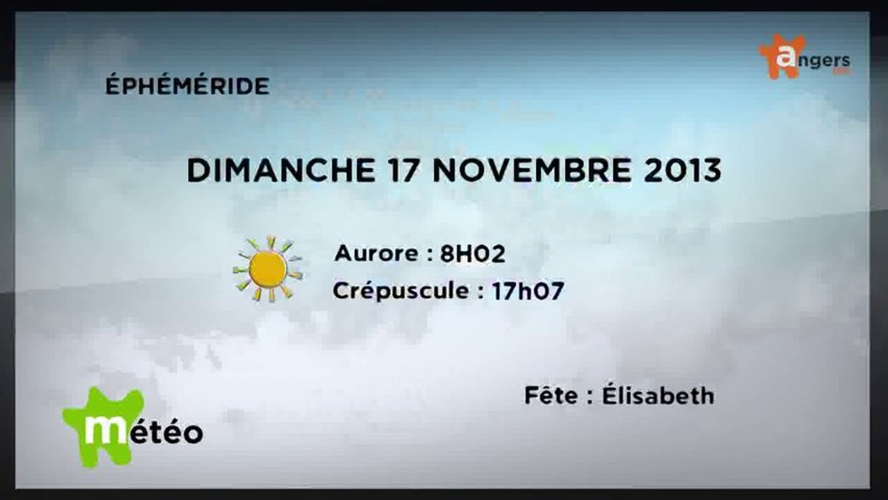 METEO NOVEMBRE [S.11] [E.17] - Météo locale - Prévisions du dimanche 17 novembre