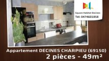 A vendre - Appartement - DECINES CHARPIEU (69150) - 2 pièces - 49m²
