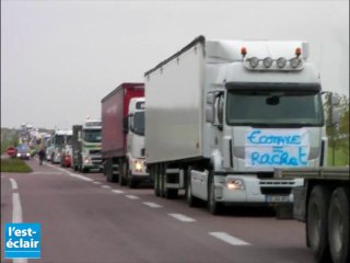 Les transporteurs mobilisés contre l'écotaxe