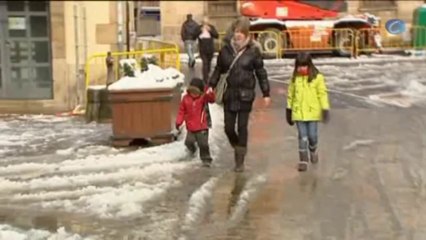 Dieciséis provincias en alerta naranja y amarilla por nieve, viento y lluvia