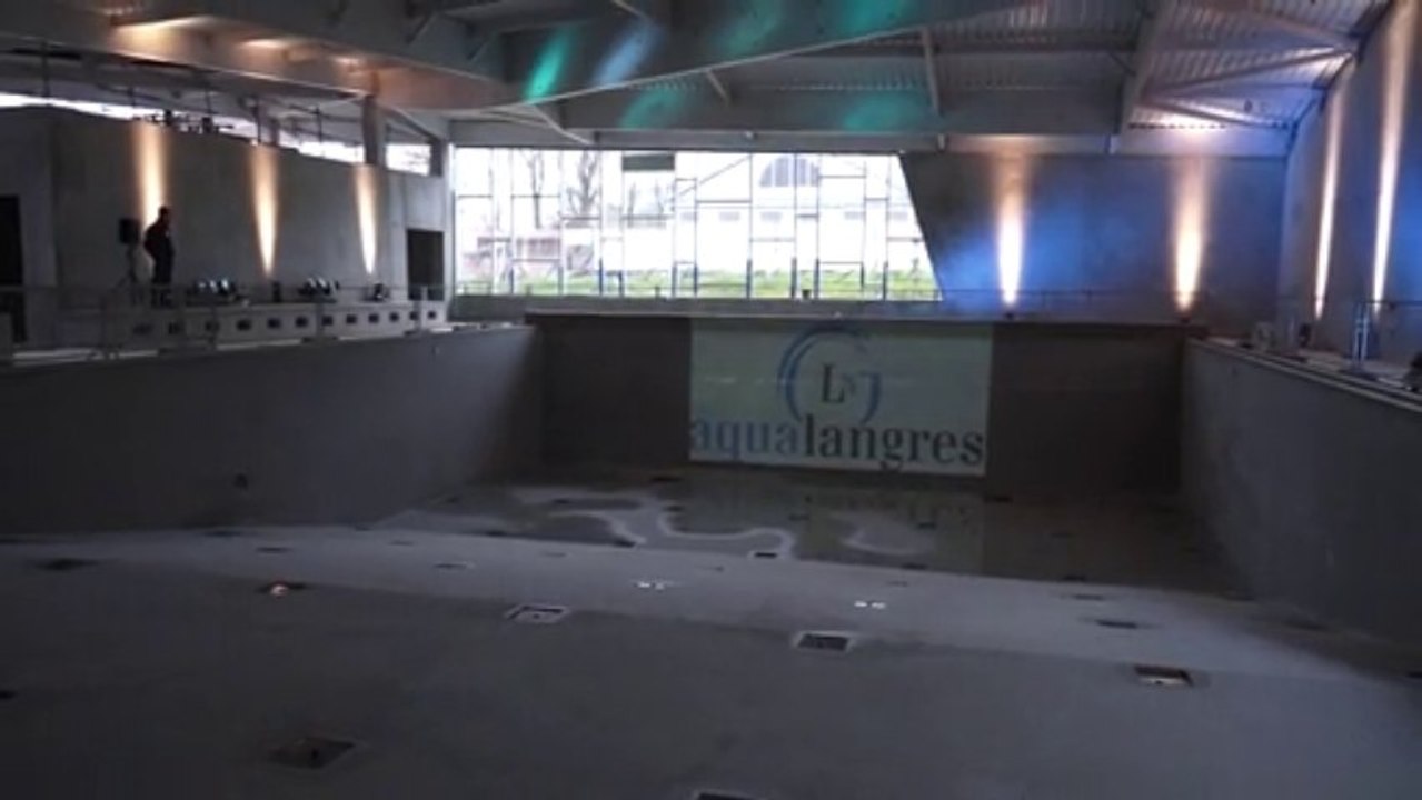 Visite de chantier centre aquatique de Langres