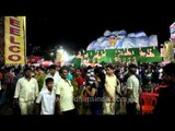 Fair outside Durga puja pandal in Kolkata