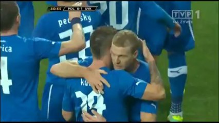 Polska - Słowacja 0-1 Kucka  15.11.2013