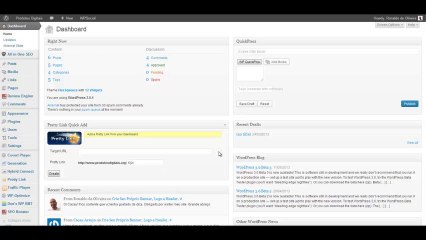 Como saber quem dá clicks no meu website.