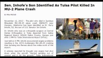 ALERT NEWS Sen. Inhofe's Son Identified As Tulsa Pilot Killed In Plane Crash. A Warning_